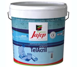 Pintura elástica impermeabilizante Telacril Terrazas Jafep 15 litros – Membrana flexible y resistente