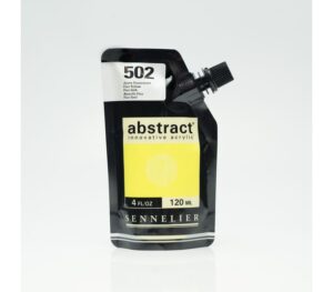 Acrílico Fluorescente Abstract Amarillo nº502 120 ml.