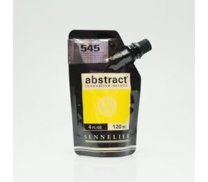 Acrílico Brillante Abstract Amarillo Cadmio Limón Tono nº545B 120 ml.