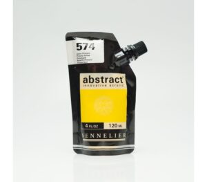 Acrílico Abstract Amarillo Primario nº574 120 ml.