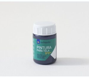 Pintura de Tela Opaca Metalizada 35 ml. Tom-18 Negro Azulado
