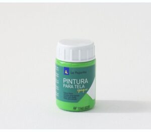Pintura de Tela Opaca Verde Fluorescente 35 ml. Tof-04