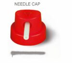 Boquilla Cánula Needle Cap rojo/blanco Tag Colors